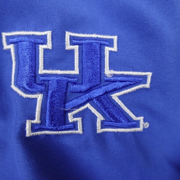 Kentucky Wildcats Jacket Mens M Blue Pullover Windbreaker NCAA UK KY Basketball - Picture 4 of 9